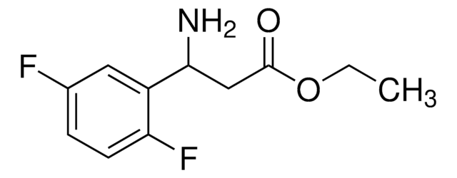 Ethyl 3-amino-3-(2,5-difluorophenyl)propanoate AldrichCPR