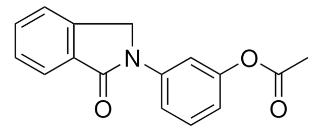 ACETIC ACID 3-(1-OXO-1,3-DIHYDRO-ISOINDOL-2-YL)-PHENYL ESTER AldrichCPR