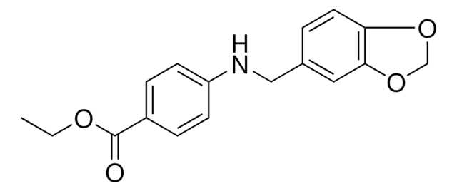 ETHYL 4-((1,3-BENZODIOXOL-5-YLMETHYL)AMINO)BENZOATE AldrichCPR