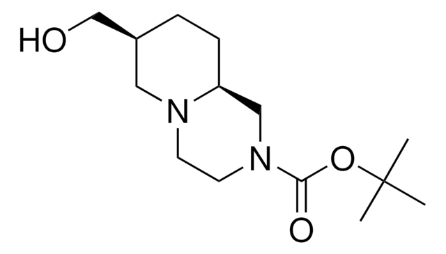 TERT-BUTYL (7S,9AS)-7-(HYDROXYMETHYL)OCTAHYDRO-2H-PYRIDO[1,2-A]PYRAZINE-2-CARBOXYLATE AldrichCPR