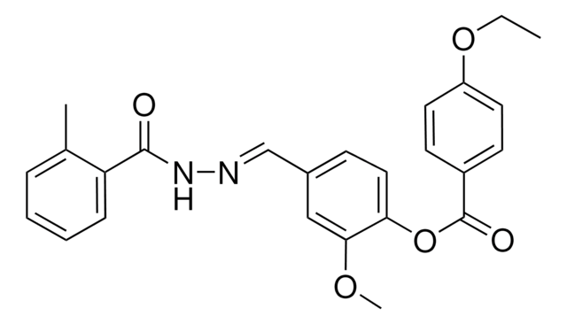 2-METHOXY-4-(2-(2-METHYLBENZOYL)CARBOHYDRAZONOYL)PHENYL 4-ETHOXYBENZOATE AldrichCPR