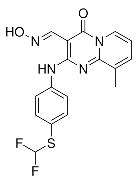 2-{4-[(DIFLUOROMETHYL)SULFANYL]ANILINO}-9-METHYL-4-OXO-4H-PYRIDO[1,2-A]PYRIMIDINE-3-CARBALDEHYDE OXIME AldrichCPR