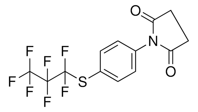 1-(4-((1,1,2,2,3,3,3-HEPTAFLUOROPROPYL)THIO)PHENYL)-2,5-PYRROLIDINEDIONE AldrichCPR