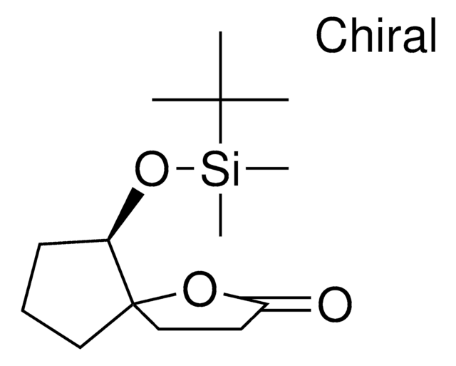 (6R)-6-{[TERT-BUTYL(DIMETHYL)SILYL]OXY}-1-OXASPIRO[4.4]NONAN-2-ONE AldrichCPR