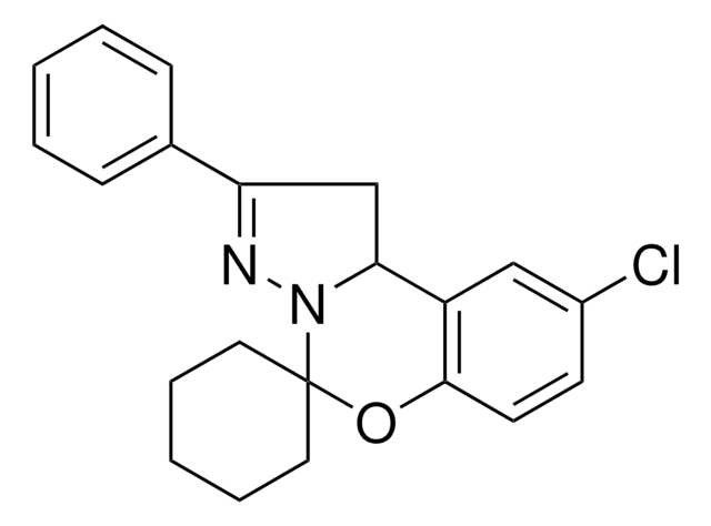 9-CHLORO-2-PHENYL-1,10B-DIHYDROSPIRO[BENZO[E]PYRAZOLO[1,5-C][1,3]OXAZINE-5,1'-CYCLOHEXANE] AldrichCPR