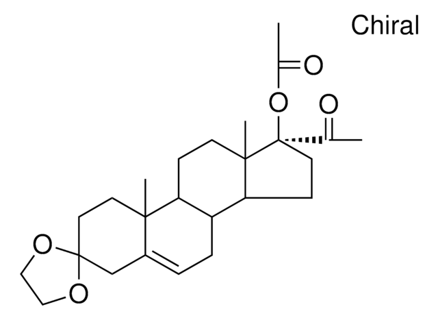 (17S)-17-acetyl-10,13-dimethyl-1,2,4,7,8,9,10,11,12,13,14,15,16,17-tetradecahydrospiro[cyclopenta[a]phenanthrene-3,2'-[1,3]dioxolane]-17-yl acetate AldrichCPR