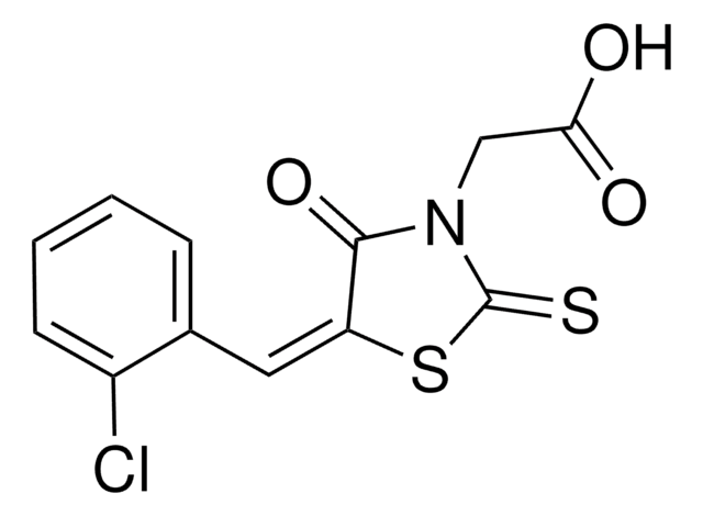 (5-(2-CHLOROBENZYLIDENE)-4-OXO-2-THIOXO-1,3-THIAZOLIDIN-3-YL)ACETIC ACID AldrichCPR