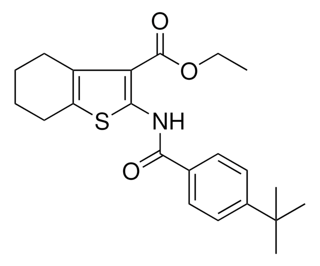 2(4-TERT-BU-BENZOYLAMINO)4,5,6,7-4H-BENZO(B)THIOPHENE-3-CARBOXYLIC ACID ET ESTER AldrichCPR