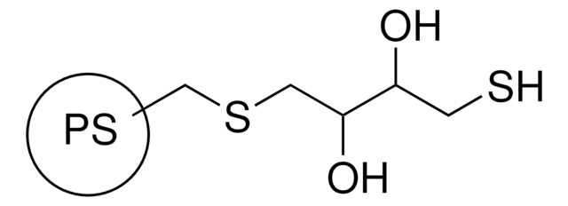 DL-Dithiothreitol, polymer-bound 100-200&#160;mesh, extent of labeling: 2.0-3.0&#160;mmol/g S loading, 1&#160;% cross-linked with divinylbenzene