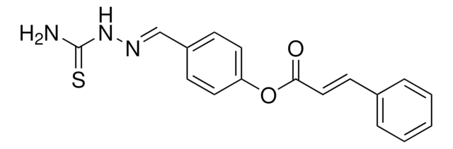 4-(2-(AMINOCARBOTHIOYL)CARBOHYDRAZONOYL)PHENYL 3-PHENYLACRYLATE AldrichCPR