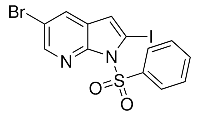 5-Bromo-2-iodo-1-(phenylsulfonyl)-1H-pyrrolo[2,3-b]pyridine AldrichCPR