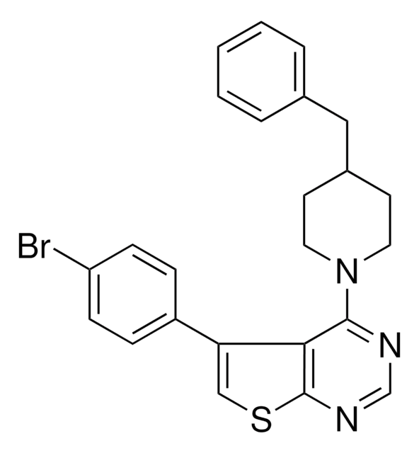 4-(4-BENZYL-1-PIPERIDINYL)-5-(4-BROMOPHENYL)THIENO(2,3-D)PYRIMIDINE AldrichCPR