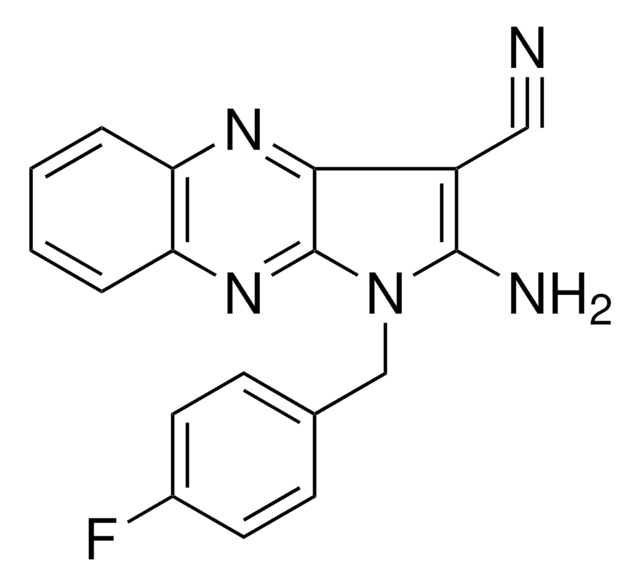 2-AMINO-1-(4-FLUOROBENZYL)-1H-PYRROLO(2,3-B)QUINOXALINE-3-CARBONITRILE AldrichCPR