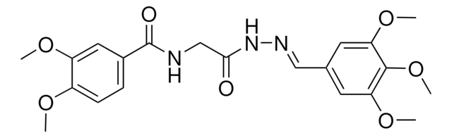 3,4-DIMETHOXY-N-(2-OXO-2-(2-(3,4,5-TRIMETHOXYBENZYLIDENE)HYDRAZINO)ET)BENZAMIDE AldrichCPR