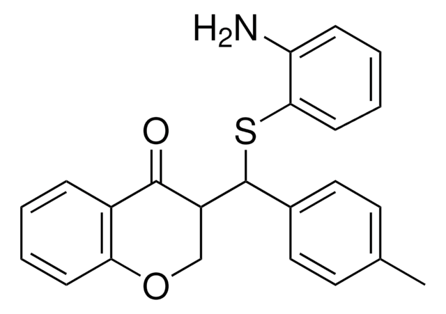 3-[[(2-AMINOPHENYL)SULFANYL](4-METHYLPHENYL)METHYL]-2,3-DIHYDRO-4H-CHROMEN-4-ONE AldrichCPR