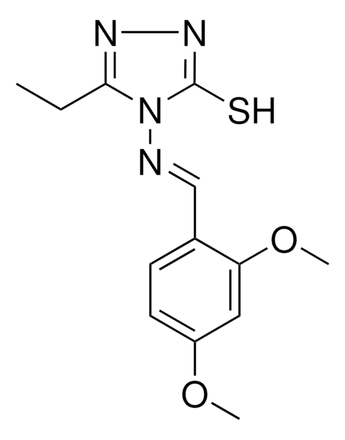 4-((2,4-DIMETHOXYBENZYLIDENE)AMINO)-5-ETHYL-4H-1,2,4-TRIAZOL-3-YL HYDROSULFIDE AldrichCPR