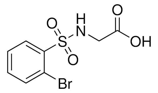 {[(2-Bromophenyl)sulfonyl]amino}acetic acid AldrichCPR