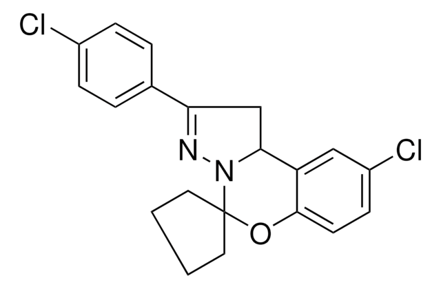 9-CHLORO-2-(4-CHLOROPHENYL)-1,10B-DIHYDROSPIRO[BENZO[E]PYRAZOLO[1,5-C][1,3]OXAZINE-5,1'-CYCLOPENTANE] AldrichCPR