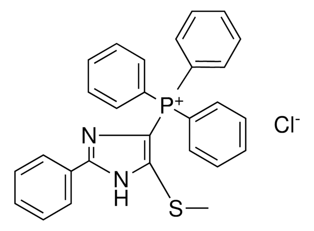 (5-METHYLSULFANYL-2-PHENYL-1H-IMIDAZOL-4-YL)-TRIPHENYL-PHOSPHONIUM, CHLORIDE AldrichCPR