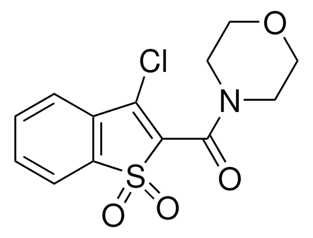 4-[(3-CHLORO-1,1-DIOXIDO-1-BENZOTHIEN-2-YL)CARBONYL]MORPHOLINE AldrichCPR