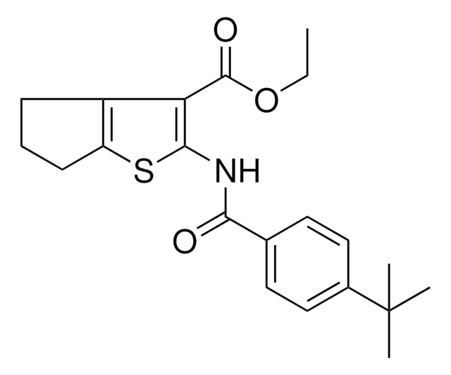 ETHYL 2-[(4-TERT-BUTYLBENZOYL)AMINO]-5,6-DIHYDRO-4H-CYCLOPENTA[B]THIOPHENE-3-CARBOXYLATE AldrichCPR