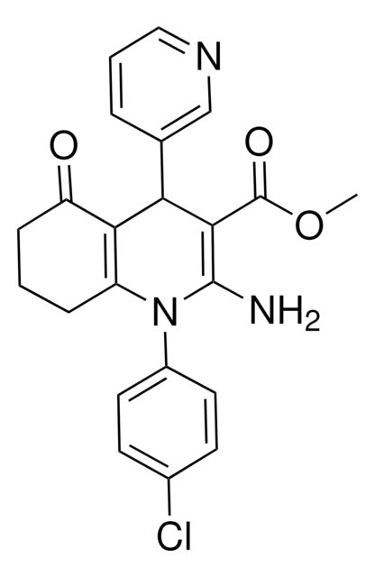 METHYL 2-AMINO-1-(4-CHLOROPHENYL)-5-OXO-4-(3-PYRIDINYL)-1,4,5,6,7,8-HEXAHYDRO-3-QUINOLINECARBOXYLATE AldrichCPR