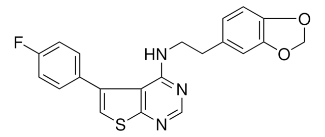 N-(2-(1,3-BENZODIOXOL-5-YL)ET)-5-(4-FLUOROPHENYL)THIENO(2,3-D)PYRIMIDIN-4-AMINE AldrichCPR