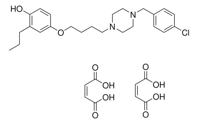 4-[4-[4-(4-CHLOROBENZYL)-1-PIPERAZINYL]BUTOXY]-2-PROPYLPHENOL, DIMALEATE SALT AldrichCPR