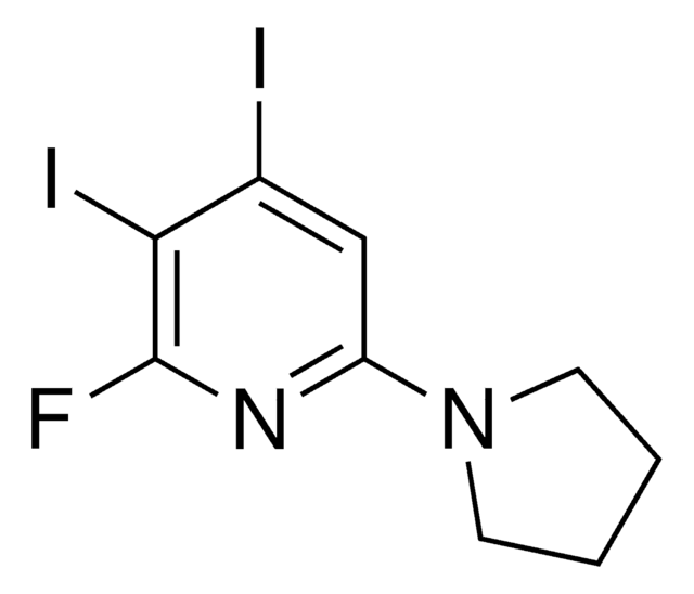 2-Fluoro-3,4-diiodo-6-(pyrrolidin-1-yl)pyridine AldrichCPR