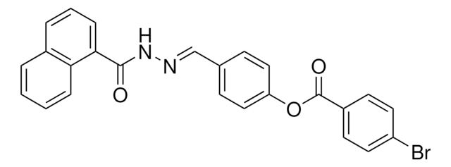 4-(2-(1-NAPHTHOYL)CARBOHYDRAZONOYL)PHENYL 4-BROMOBENZOATE AldrichCPR