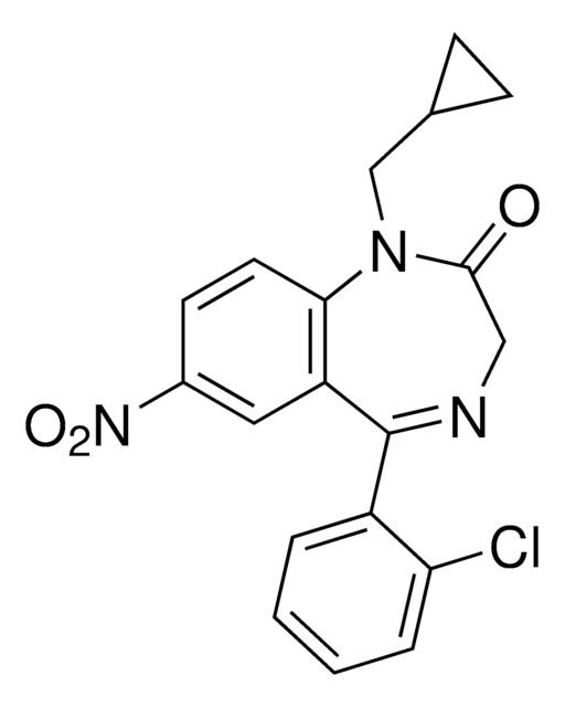 Cloniprazepam solution 1&#160;mg/mL in methanol, certified reference material, ampule of 1&#160;mL, Cerilliant&#174;