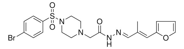 2-{4-[(4-BROMOPHENYL)SULFONYL]-1-PIPERAZINYL}-N'-[(E,2E)-3-(2-FURYL)-2-METHYL-2-PROPENYLIDENE]ACETOHYDRAZIDE AldrichCPR