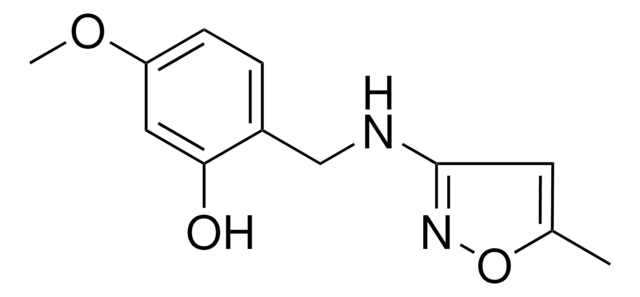 5-METHOXY-2-(((5-METHYL-3-ISOXAZOLYL)AMINO)METHYL)PHENOL AldrichCPR