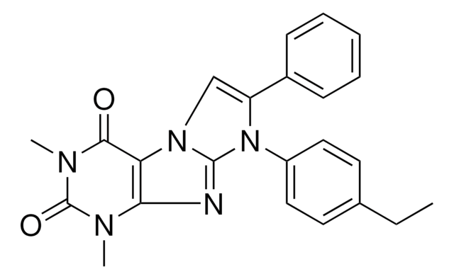 8-(4-ETHYLPHENYL)-1,3-DIMETHYL-7-PHENYL-1H-IMIDAZO(2,1-F)PURINE-2,4(3H,8H)-DIONE AldrichCPR