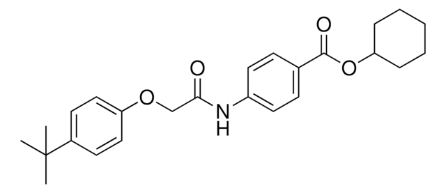 CYCLOHEXYL 4-(((4-TERT-BUTYLPHENOXY)ACETYL)AMINO)BENZOATE AldrichCPR