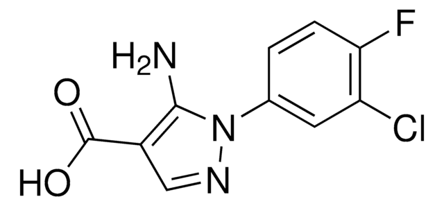 5-Amino-1-(3-chloro-4-fluorophenyl)-1H-pyrazole-4-carboxylic acid AldrichCPR