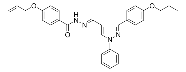 4-(ALLYLOXY)-N'-((1-PH-3-(4-PROPOXY-PH)-1H-PYRAZOL-4-YL)METHYLENE)BENZOHYDRAZIDE AldrichCPR