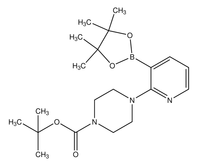 2-(4-tert-Butoxycarbonylpiperazinyl)pyridine-3-boronic acid pinacol ester AldrichCPR