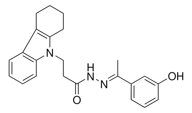 N'-[(E)-1-(3-HYDROXYPHENYL)ETHYLIDENE]-3-(1,2,3,4-TETRAHYDRO-9H-CARBAZOL-9-YL)PROPANOHYDRAZIDE AldrichCPR