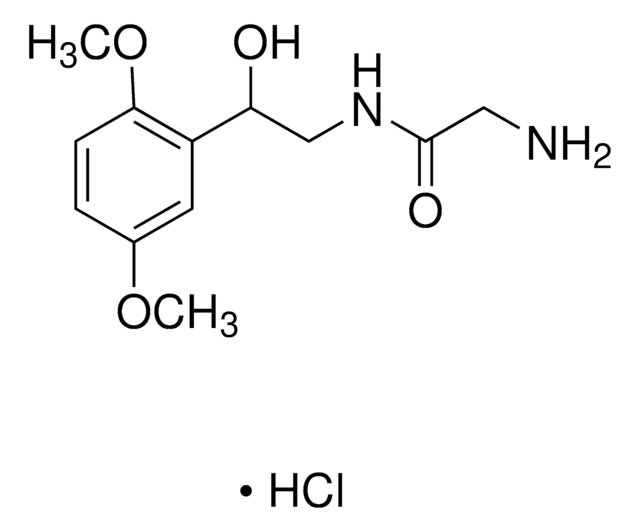 Midodrine Hydrochloride pharmaceutical secondary standard, certified reference material