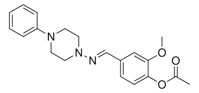 2-METHOXY-4-(((4-PHENYL-1-PIPERAZINYL)IMINO)METHYL)PHENYL ACETATE AldrichCPR