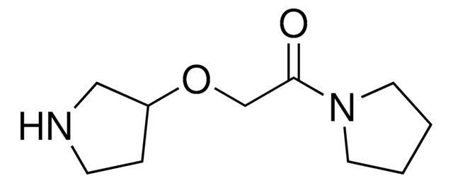 2-Oxo-2-(1-pyrrolidinyl)ethyl 3-pyrrolidinyl ether AldrichCPR