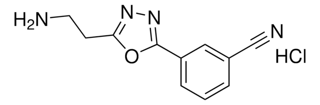 3-(5-(2-Aminoethyl)-1,3,4-oxadiazol-2-yl)benzonitrile hydrochloride AldrichCPR