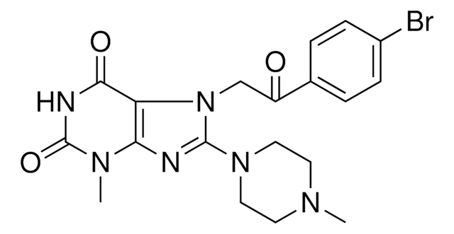 7-[2-(4-BROMOPHENYL)-2-OXOETHYL]-3-METHYL-8-(4-METHYL-1-PIPERAZINYL)-3,7-DIHYDRO-1H-PURINE-2,6-DIONE AldrichCPR