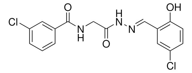 3-CHLORO-N-(2-(2-(5-CHLORO-2-HYDROXYBENZYLIDENE)HYDRAZINO)-2-OXOETHYL)BENZAMIDE AldrichCPR