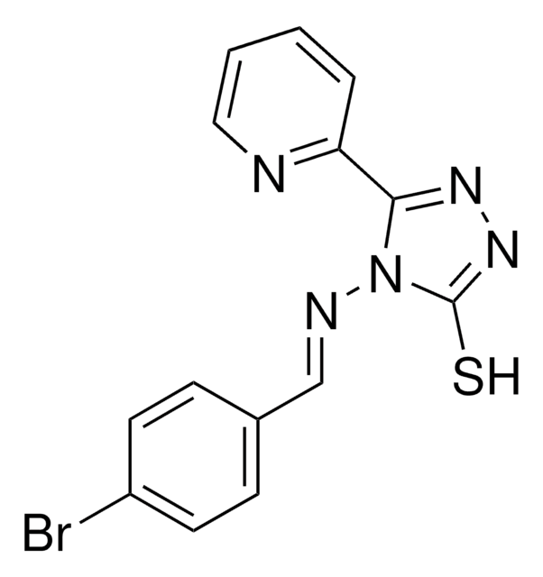 4-((4-BROMOBENZYLIDENE)AMINO)-5-(2-PYRIDINYL)-4H-1,2,4-TRIAZOL-3-YL HYDROSULFIDE AldrichCPR