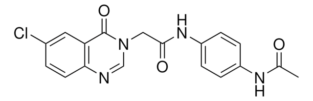 N-(4-(ACETYLAMINO)PHENYL)-2-(6-CHLORO-4-OXO-3(4H)-QUINAZOLINYL)ACETAMIDE AldrichCPR