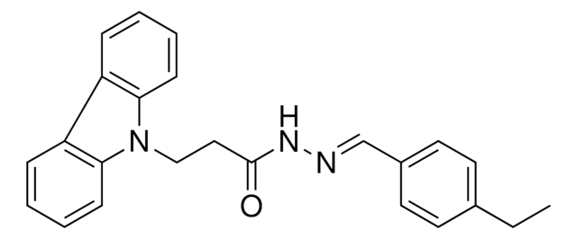 3-CARBAZOL-9-YL-PROPIONIC ACID (4-ETHYL-BENZYLIDENE)-HYDRAZIDE AldrichCPR