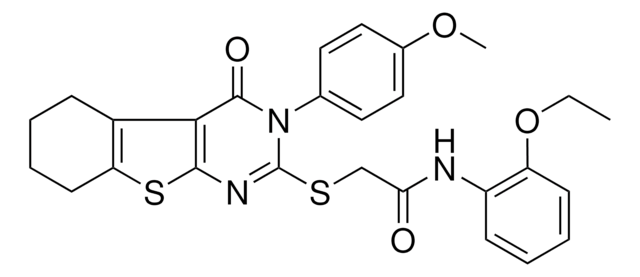 N-(2-ETHOXYPHENYL)-2-{[3-(4-METHOXYPHENYL)-4-OXO-3,4,5,6,7,8-HEXAHYDRO[1]BENZOTHIENO[2,3-D]PYRIMIDIN-2-YL]SULFANYL}ACETAMIDE AldrichCPR