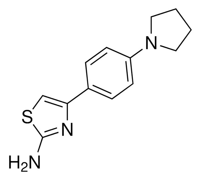 4-[4-(1-pyrrolidinyl)phenyl]-1,3-thiazol-2-ylamine AldrichCPR